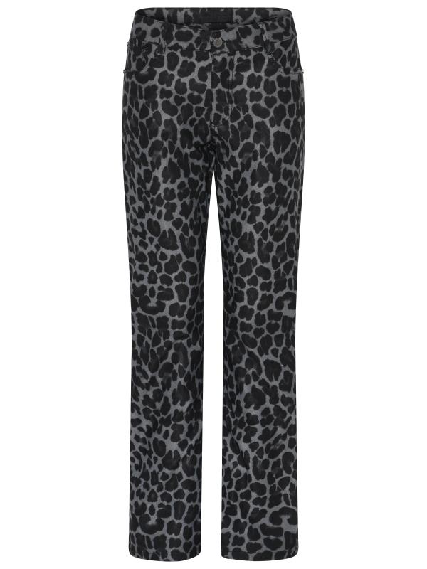 Cero Buks - Emma - Sort/grå leopardprint