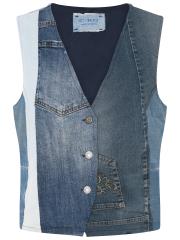 Cero Denim Vest - Patchwork