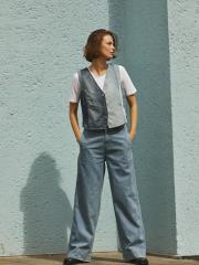 Cero Denim Vest - Patchwork