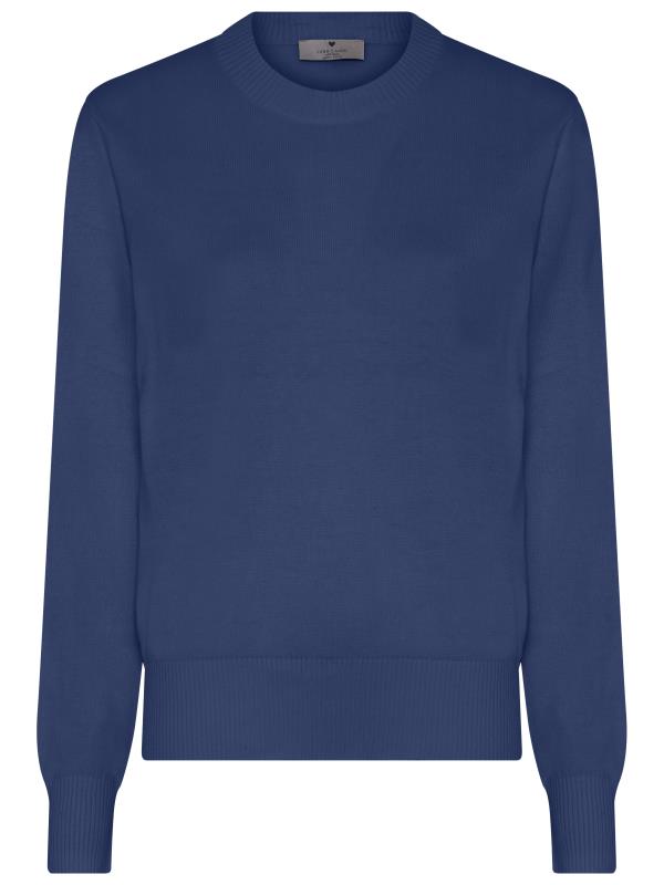 Lundgaard basis pullover - Blå