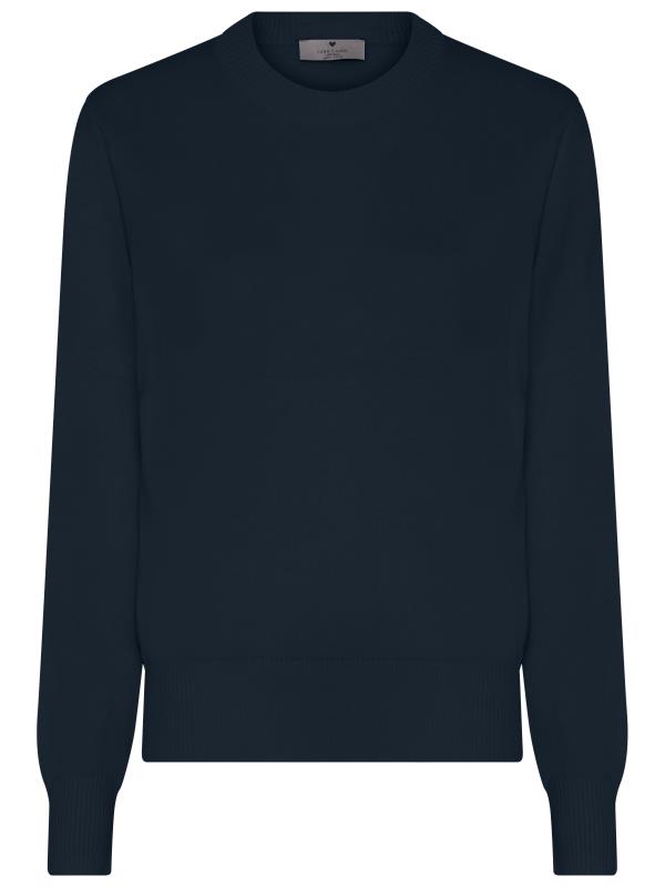 Lundgaard basis pullover - Mørkeblå